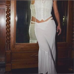Free People Sweet On You Slip Skirt Intimately Free Clean White NWT